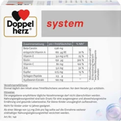 Doppelherz Kollagen Beauty system Trinkfläschchen, 30 St
