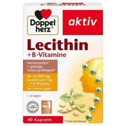 Doppelherz Lecithin+B-Vitamine Kapseln, 40 St