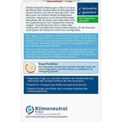 Doppelherz Magnesium 500 + D3 + K2 Depot Tabletten, 60 St