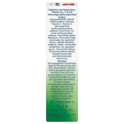 Doppelherz Magnesium 400+B12+C+E Tabletten, 30 St