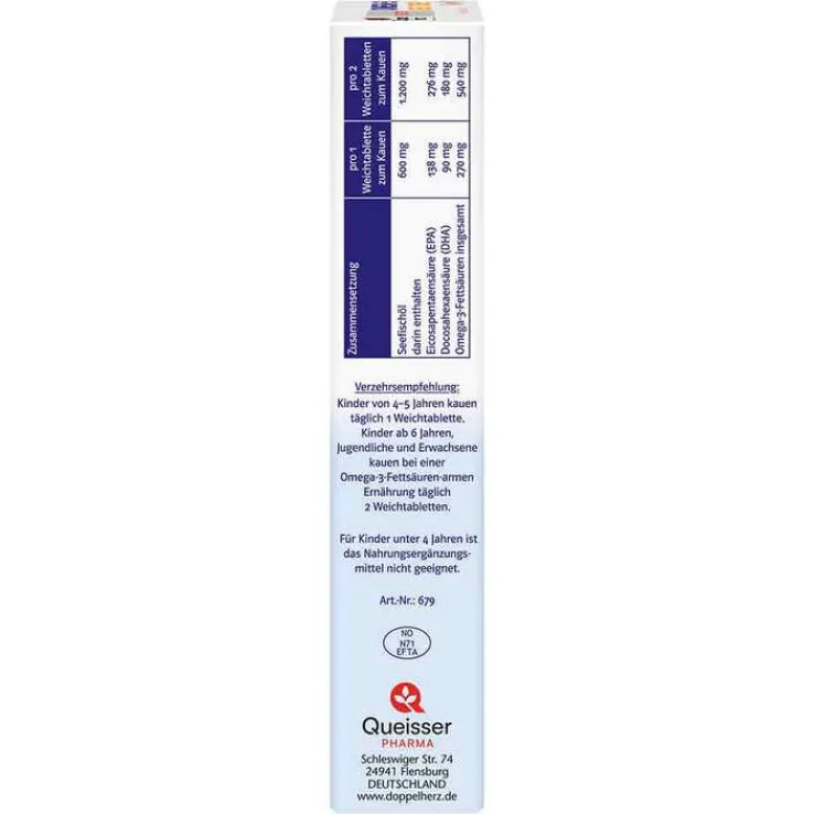 Doppelherz Omega-3 Gel-Tabs family system , 60 St