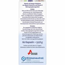 Doppelherz Omega-3 pflanzlich system Kapseln, 60 St