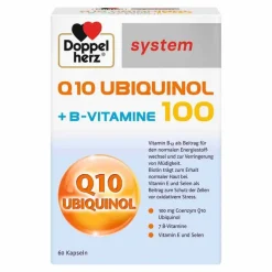 Doppelherz Q10 Ubiquinol 100 system Kapseln, 60 St