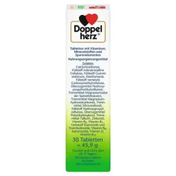 Doppelherz Vegetarier Vitamine+Mineralstoffe Tabletten, 30 St
