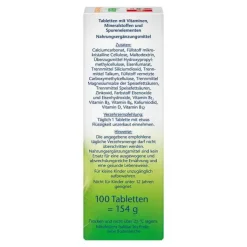 Doppelherz Vegetarier Vitamine + Mineralstoffe aktiv, 100 St
