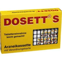 Dosett S Arzneikassette blau, 1 St