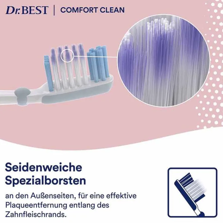 Dr. Best Comfort Clean Soft Zahnbürste, 1 St