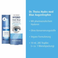 DR. THEISS HYDRO med Blue Augentropfen, 10 ml