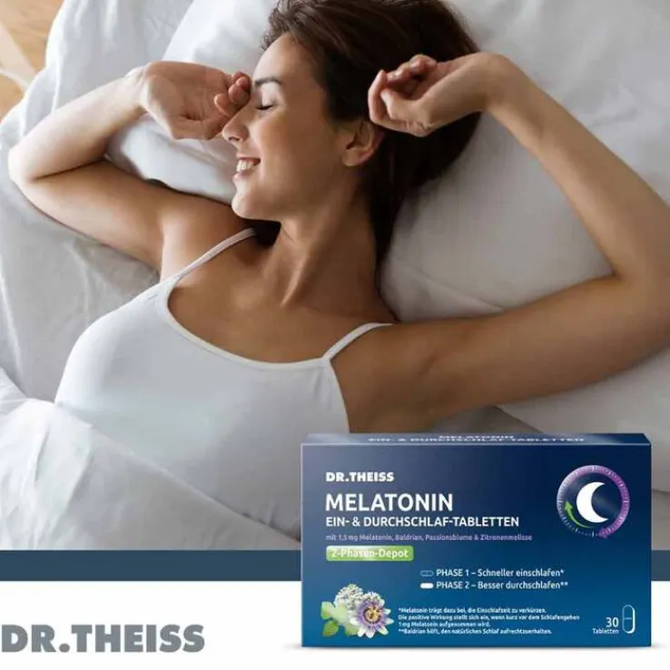 Dr. Theiss Melatonin Ein- & Durchschlaf-Tabletten, 30 St