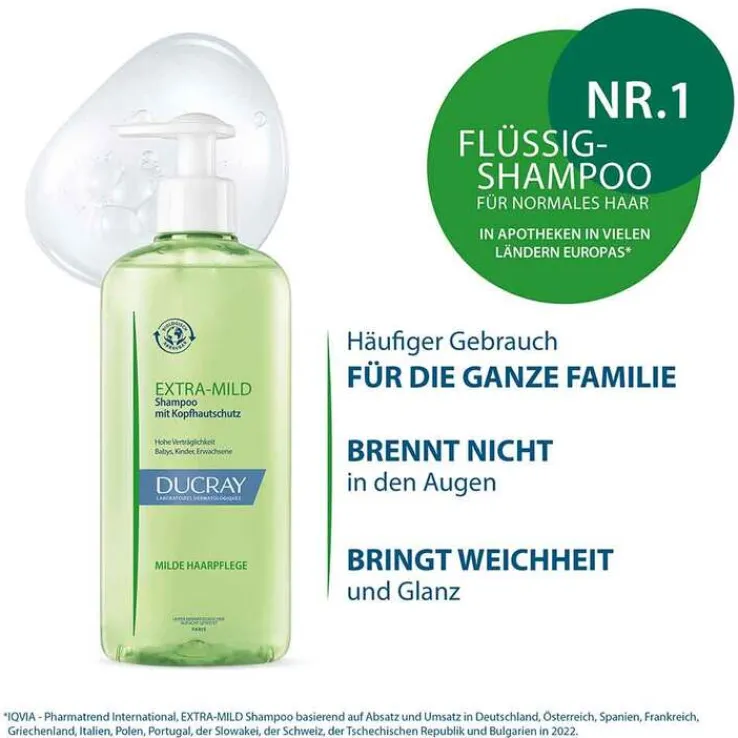 Ducray Extra Mild Shampoo, 400 ml