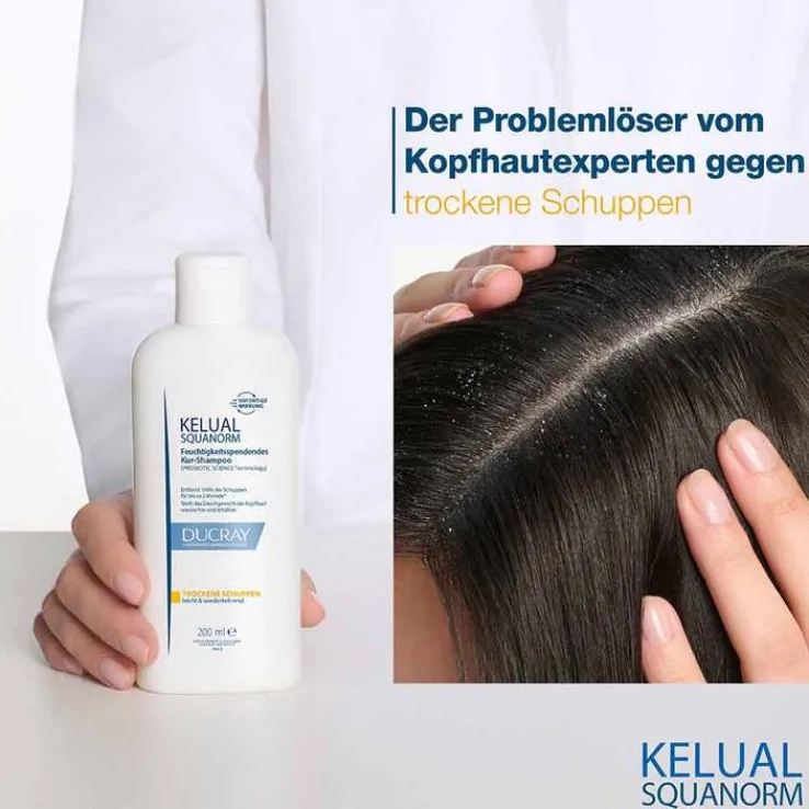 Ducray Kelual Squanorm Anti-Schuppen Shampoo trocken, 200 ml