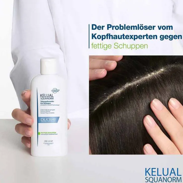 Ducray Kelual Squanorm Anti-Schuppen Shampoo fettig, 200 ml