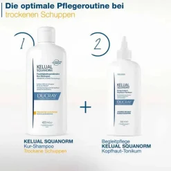 Ducray Kelual Squanorm Anti-Schuppen Shampoo trocken, 400 ml