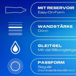 Durex Gefühlsecht extra feucht Kondome, 10 St