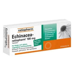 Echinacea-ratiopharm® 100 mg Tabletten, 20 St