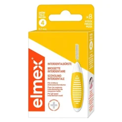 Elmex Interdentalbürsten Iso Größe 4 0,7 mm gelb, 8 St