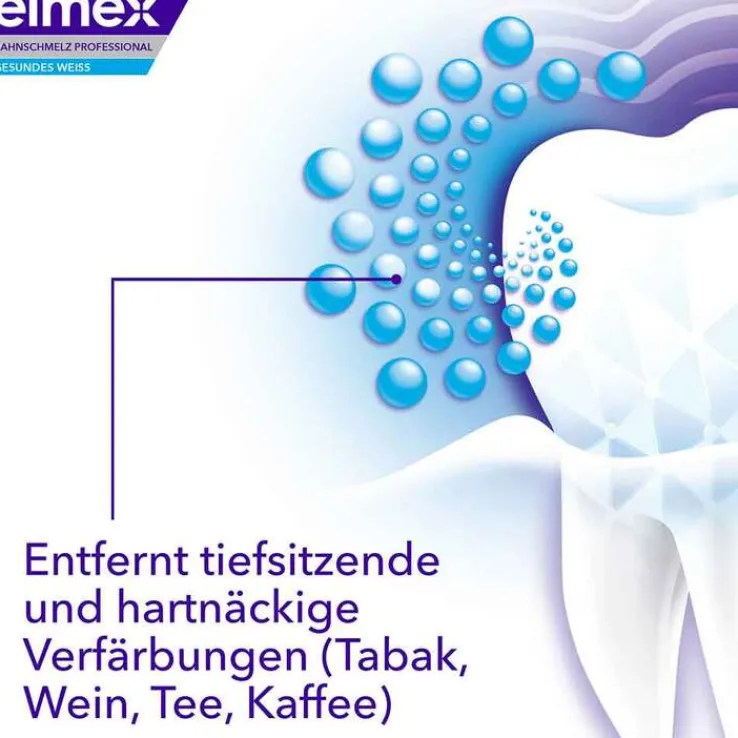 Elmex Zahnschmelz Prof. + gesundes weiß Zahnpasta, 75 ml