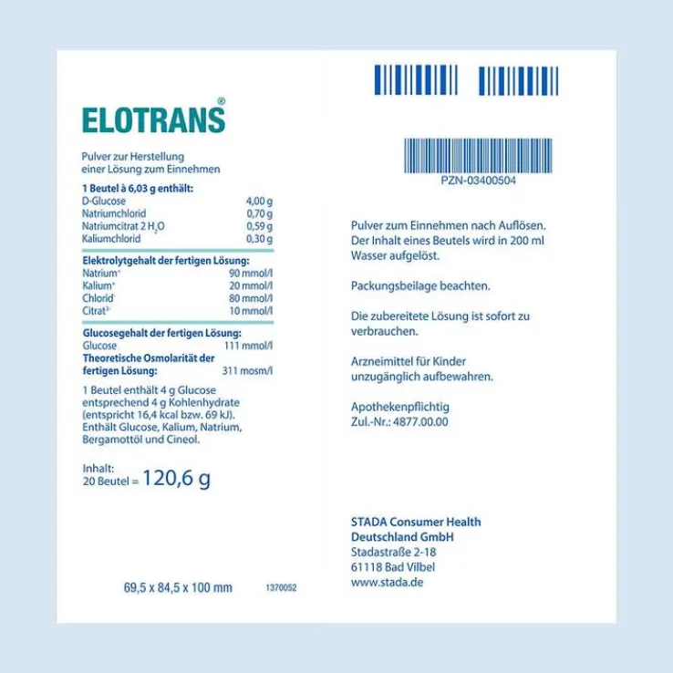 Elotrans Pulver, 20 St