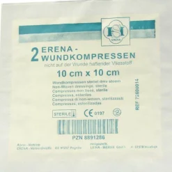 Erena Steril Vlieskompressen, 2 St