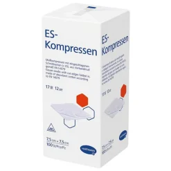 ES-Kompressen unsteril 7,5x7,5 cm 12fach, 100 St