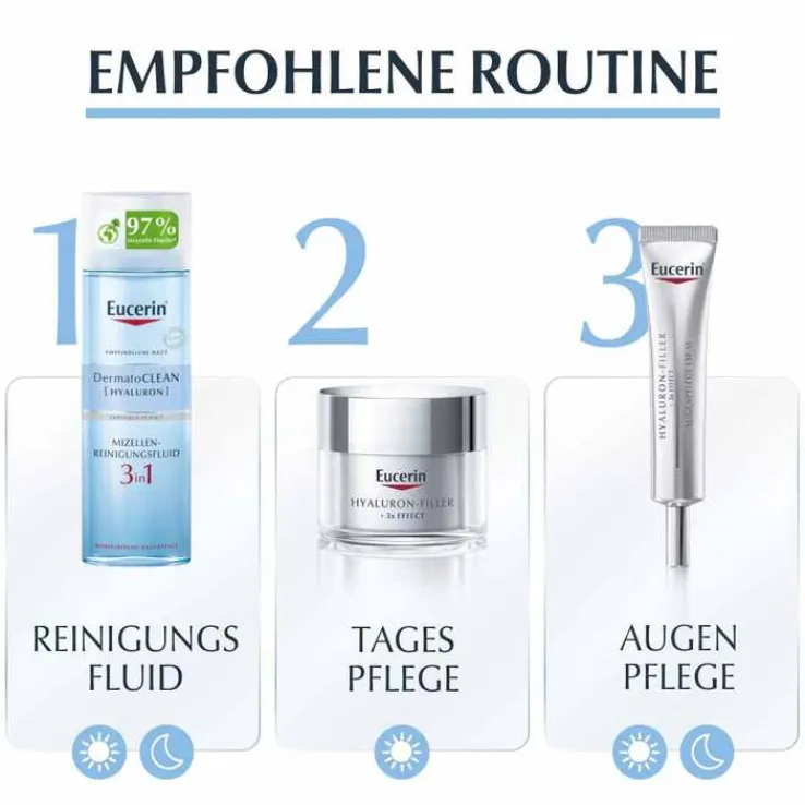 Eucerin Dermatoclean Hyal.Miz.Reinigungsfluid 3in1, 400 ml