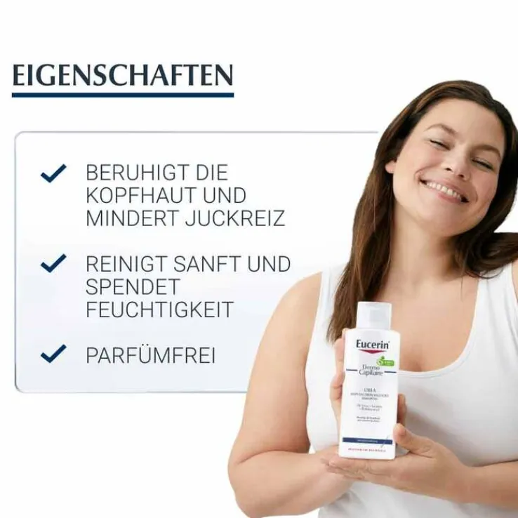 Eucerin DermoCapillaire kopfhautberuhigendes Urea Shampoo, 250 ml
