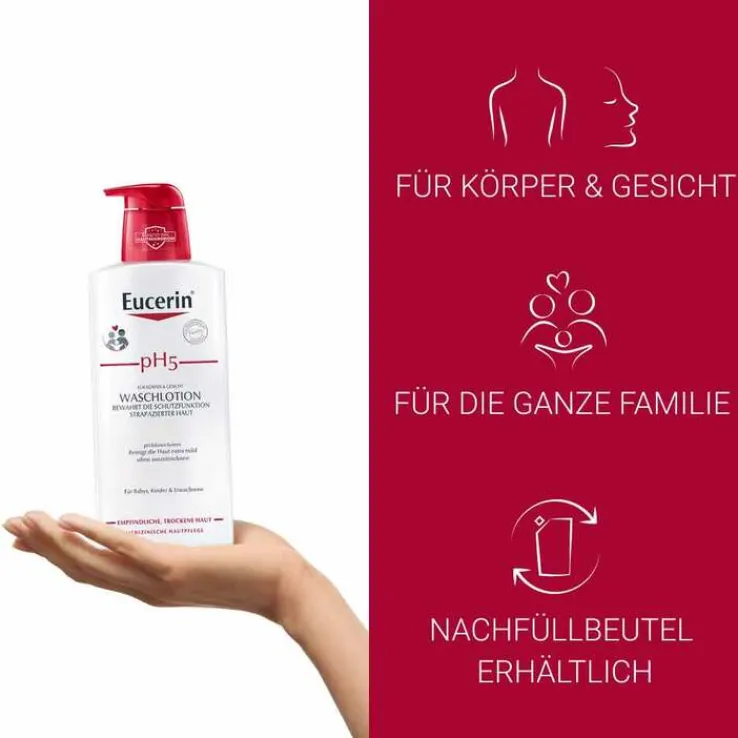 Eucerin pH5 Waschlotion empfindliche Haut, 400 ml