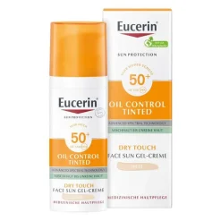 Eucerin Sun Oil Control tinted Creme LSF 50 + hell, 50 ml