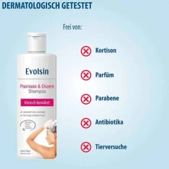 Evolsin® Ekzem & Psoriasis Shampoo, 250 ml