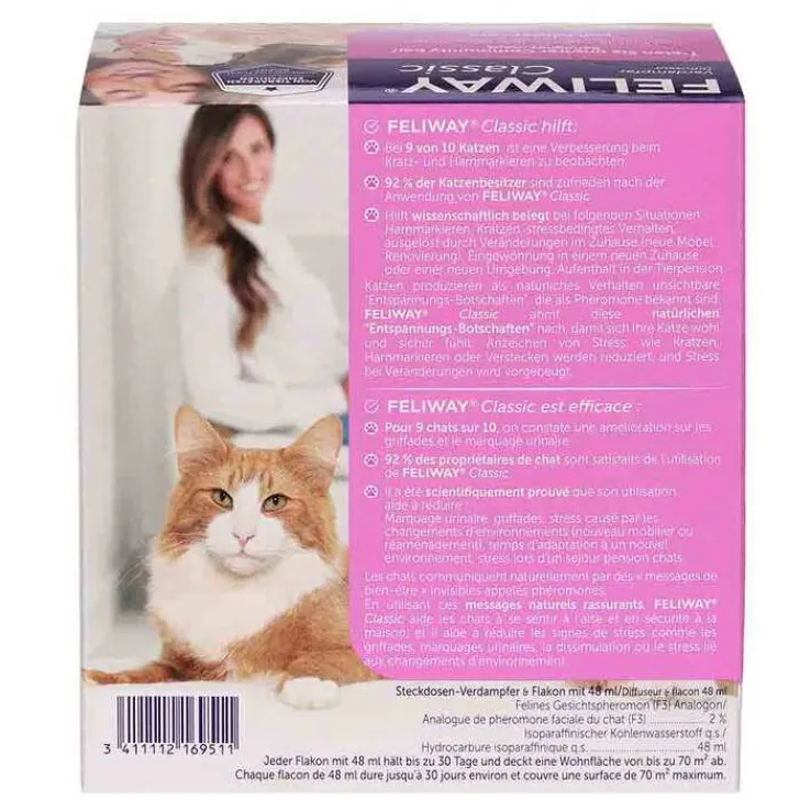 Feliway Classic Start-Set für Katzen, 48 ml
