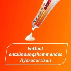 FeniHydrocort Creme 0,5 %, Hydrocortison 5 mg/g, wirksam bei Hautentzündungen, 30 g