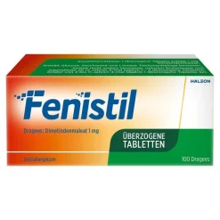 Fenistil Dragees, Dimetindenmaleat 1 mg/Tablette, Antiallergikum, 100 St