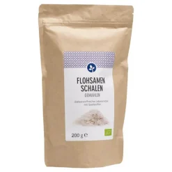 Flohsamenschalen gemahlen bio Pulver, 200 g