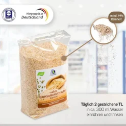 Flohsamenschalen indisch, 500 g