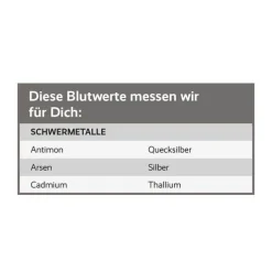 For You schwermetall-Test, 1 St