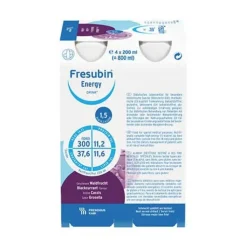Fresubin Energy Drink Waldfrucht Trinkflasche, 4X200 ml