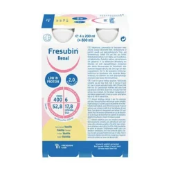 Fresubin renal Vanille Easy Drink, 4X200 ml