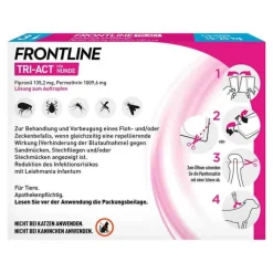 FRONTLINE TRI-ACT® gegen Zecke, Floh und fliegende Insekten bei Hunden (10-20kg), 3 St