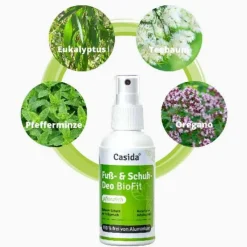 Fuss und Schuhdeo Biofit pflanzlich Spray, 100 ml