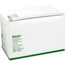 Gazin Kompressen 7,5x7,5cm 8, 50X2 St