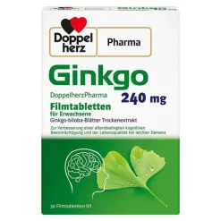 Ginkgo DoppelherzPharma 240 mg Filmtabletten, 30 St