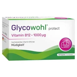 Glycowohl Vitamin B12 1000 µg hochdosiert vegan Kapseln , 120 St