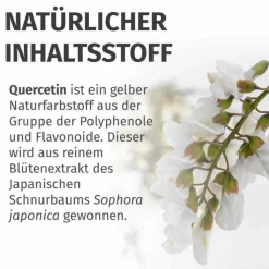 Green Naturals Quercetin 500 mg hochdosiert Kapseln , 180 St