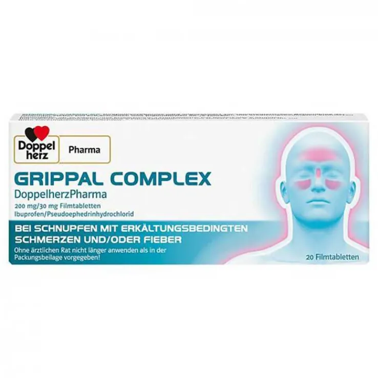 GRIPPAL COMPLEX DoppelherzPharma Filmtabletten , 20 St