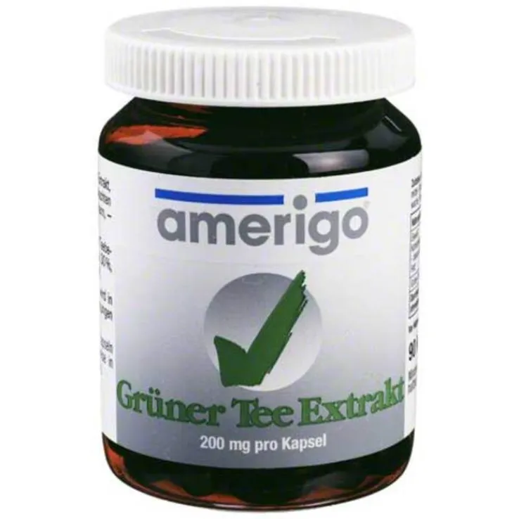 Grüner Tee Extrakt amerigo 200 mg Kapseln, 90 St