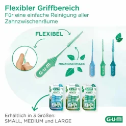 GUM Soft-Picks Minty medium, 80 St