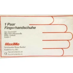 Handschuhe Pas / Baumwolle Größe, 2 St