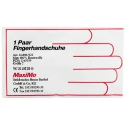 Handschuhe Strick Baumwolle Größe 7 dünn, 2 St