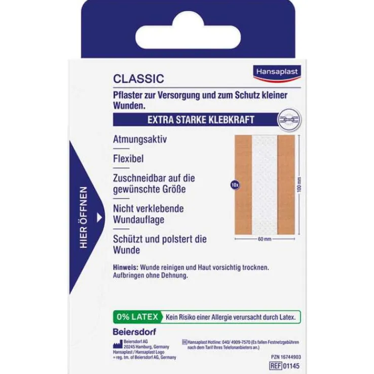 Hansaplast Classic Pflaster 6 cmx1 m, 1 St