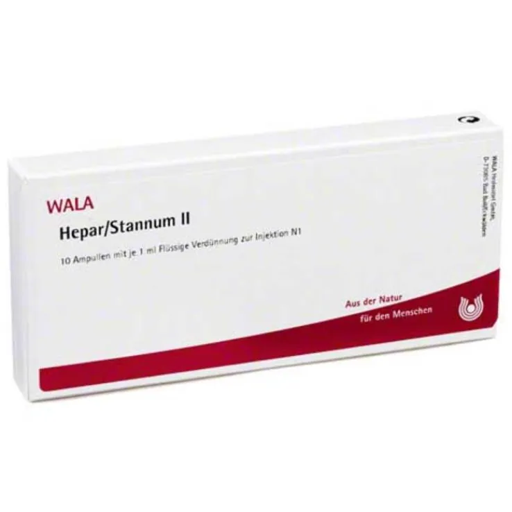 Hepar Stannum II Ampullen, 10X1 ml